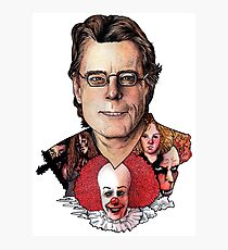 Stephen King Photographic Print