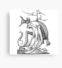 Droll Dreams of Pantagruel Plate 7 Canvas Print