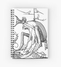 Droll Dreams of Pantagruel Plate 7 Spiral Notebook