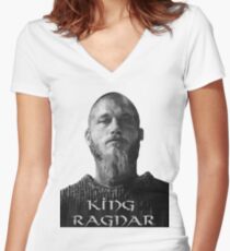 Reigning Ragnar Women's Fitted V-Neck T-Shirt