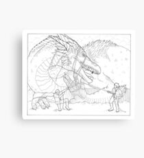Hoarding Serpent Canvas Print