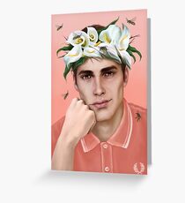 Flower King Greeting Card