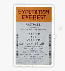 Expedition Everest Fastpass Sticker