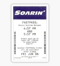 Soarin' Fastpass Sticker