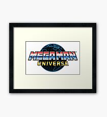 Mega Man Universe Logo Framed Print