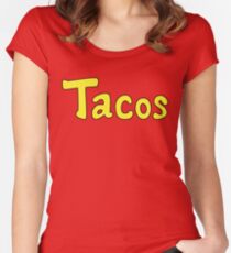 Tacos! Women's Fitted Scoop T-Shirt