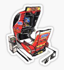 OutRun Cabinet Sticker