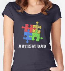 Autism Dad Women's Fitted Scoop T-Shirt