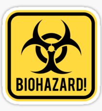 Biohazard! Sticker