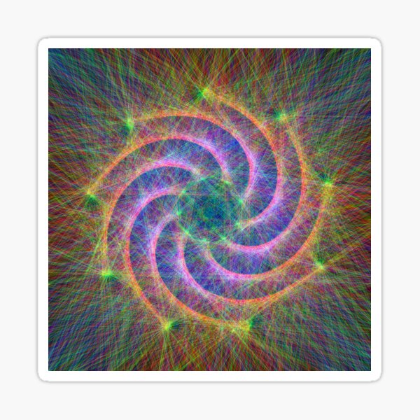 Optical lines Sticker