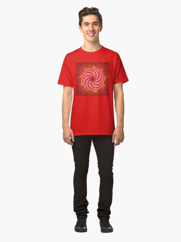 Alternate view of Optical lines — Red Classic T-Shirt