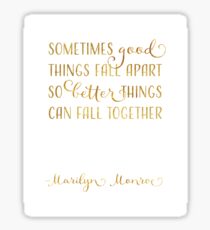 Marilyn Monroe Inspiration Sticker