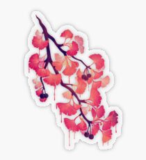 O Ginkgo Transparenter Sticker