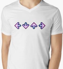 DDR: Arrows Men's V-Neck T-Shirt