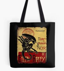 Tournee du Xenomorphe Noir Tote Bag