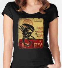 Tournee du Xenomorphe Noir Women's Fitted Scoop T-Shirt