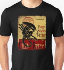 Tournee du Xenomorphe Noir Unisex T-Shirt