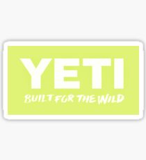 Lime Yeti Logo Sticker