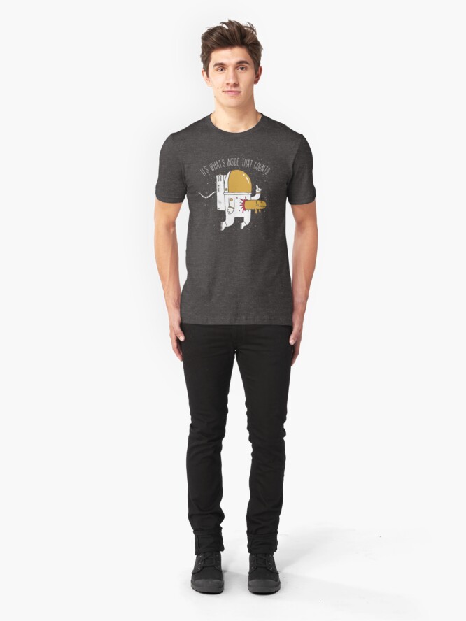 Alternate view of Space Sucks Slim Fit T-Shirt