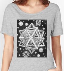 MC Escher Halftone Women's Relaxed Fit T-Shirt