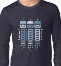 Acorn Rocket Bots Blue Long Sleeve T-Shirt