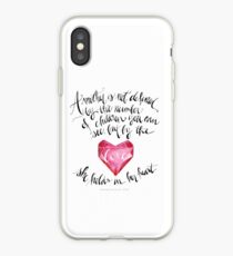 A Mother is Not Defined by the number of children you can see, but by the love she holds in her heart. - Franchesca Cox iPhone Case