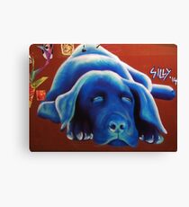 Blue Cooch Canvas Print