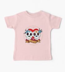 Liebesschädel Baby T-Shirt