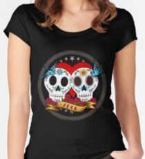 Love Skulls Women's Fitted Scoop T-Shirt