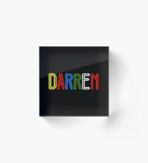 Darren - Your Personalised Products Acrylic Block