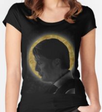Camiseta entallada de cuello redondo El sol - Hannibal Lecter
