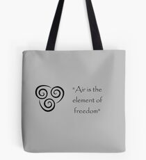 Air is the Element of Freedom Tote Bag