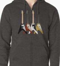 A Handful of Vees Zipped Hoodie