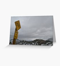 Share the road =) Greeting Card
