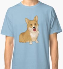 Cute smiling corgi Classic T-Shirt