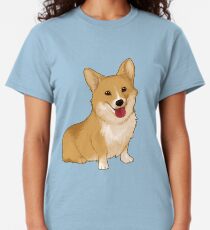 Cute smiling corgi Classic T-Shirt