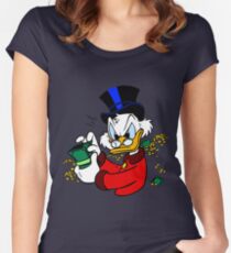 Scrooge McDuck Women's Fitted Scoop T-Shirt