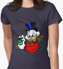 Scrooge McDuck Women's Fitted T-Shirt