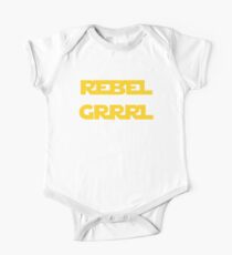 REBEL GIRL GRRRL PRINCESS LEIA STAR WARS One Piece - Short Sleeve