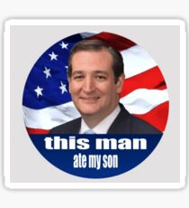 this man ate my son Sticker