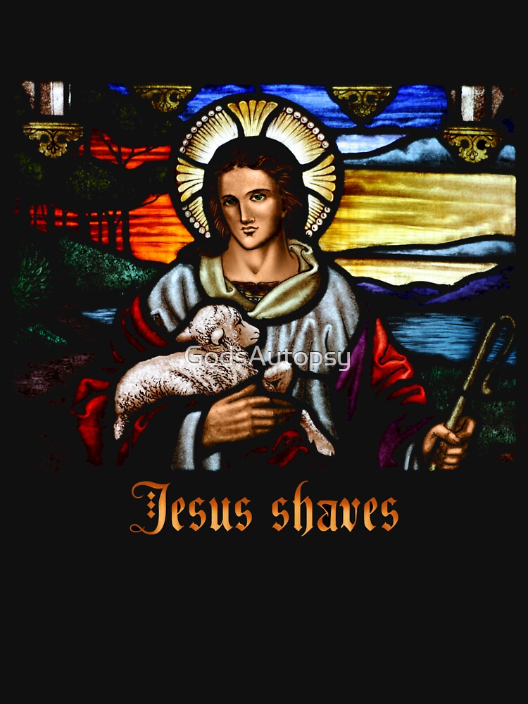 jesus shaves shirt