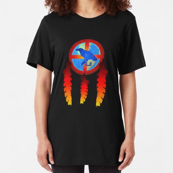 Earth Medicine-Crow Slim Fit T-Shirt