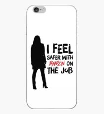 I Feel Safer With Benson On The Job iPhone Case