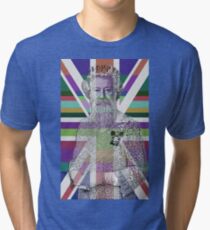 God Shave the Queen! Tri-blend T-Shirt