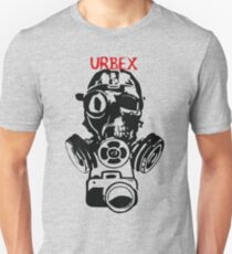 Urban Exploration UrbEx Gas Mask Skull Unisex T-Shirt