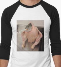 fish meme Men's Baseball ¾ T-Shirt
