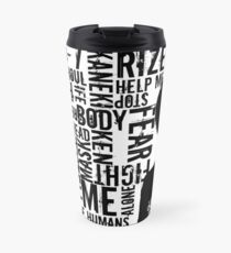 Taza de viaje Tokyo Ghoul Typography Design