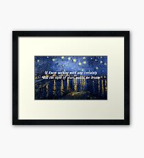 Starlight, Starbright Framed Print
