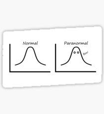 Paranormal Distribution Curve Sticker