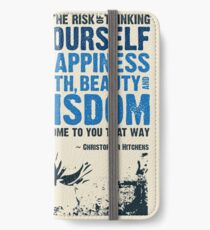 Christopher Hitchens: Think For Yourself iPhone Wallet/Case/Skin